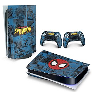 Skin PS5 - Homem-Aranha Spider-Man Comics