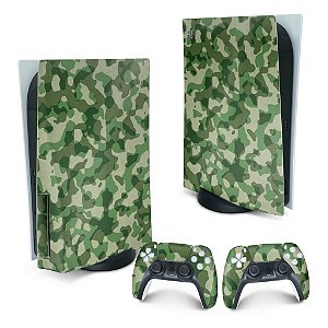PS5 Skin - Camuflado Verde