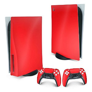 PS5 Skin - Vermelho
