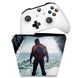 Capa Xbox One Controle Case - Capitão America