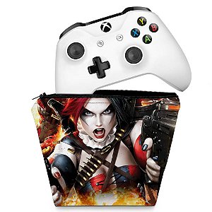 Capa Xbox One Controle Case - Arlequina Harley Quinn #B