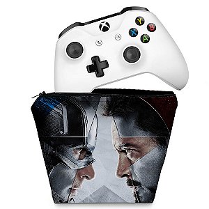 Capa Xbox One Controle Case - Capitão America - Guerra Civil