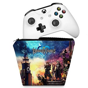 Capa Xbox One Controle Case - Kingdom Hearts