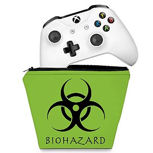 Capa Xbox One Controle Case - Biohazard Radioativo