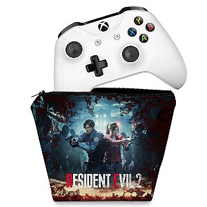 Capa Xbox One Controle Case - Resident Evil 2 Remake