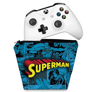 Capa Xbox One Controle Case - Super Homem Superman Comics