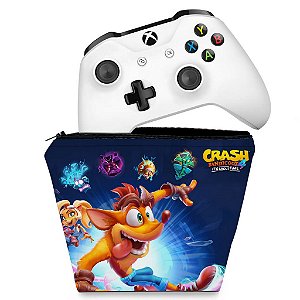 Capa Xbox One Controle Case - Crash Bandicoot 4