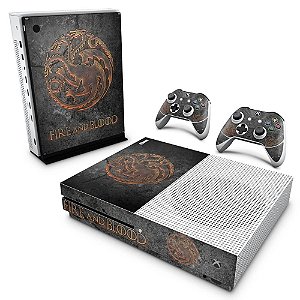 Xbox One Slim Skin - Game of Thrones Targaryen