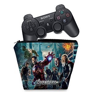 Capa PS3 Controle Case - Avengers Vingadores