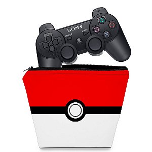 Capa PS3 Controle Case - Pokemon Pokebola