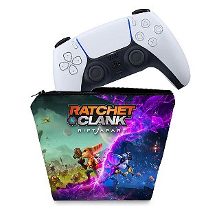 Capa PS5 Controle Case - Ratchet & Clank Rift Apart