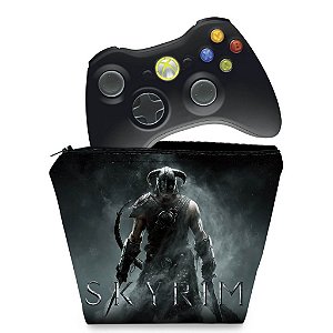 Capa Xbox 360 Controle Case - Skyrim