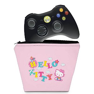 Capa Xbox 360 Controle Case - Hello Kitty