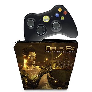 Capa Xbox 360 Controle Case - Deus Ex