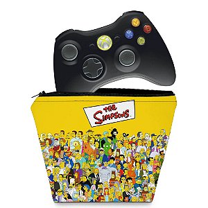 Capa Xbox 360 Controle Case - Simpsons