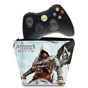 Capa Xbox 360 Controle Case - Assassins Creed IV Black Flag