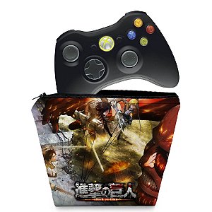 Capa Xbox 360 Controle Case - Attack On Titan #a