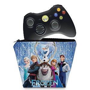 Capa Xbox 360 Controle Case - Frozen