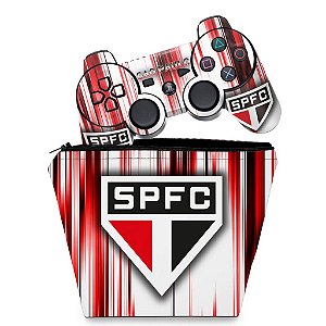 KIT Capa Case e Skin PS3 Controle - São Paulo