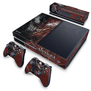 Xbox One Fat Skin - Venom Tempo de Carnificina