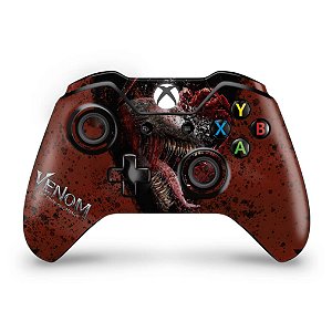 Skin Xbox One Fat Controle - Venom Tempo de Carnificina