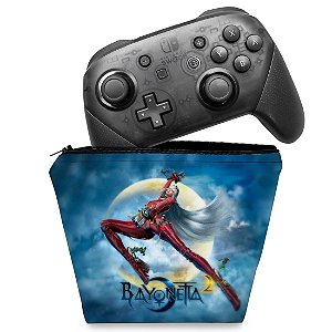 Capa Nintendo Switch Pro Controle Case - Bayonetta 2