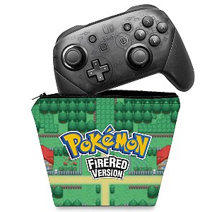 Capa Nintendo Switch Pro Controle Case - Pokemon Firered