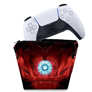 Capa PS5 Controle Case - Iron Man Homem De Ferro