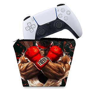Capa PS5 Controle Case - Street Fighter V