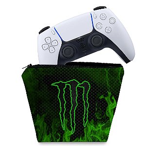 Capa PS5 Controle Case - Monster Energy Drink