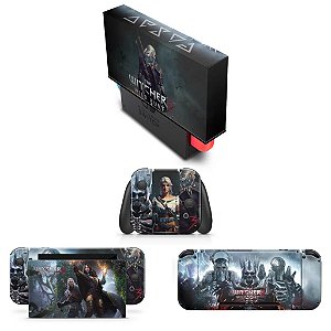 KIT Nintendo Switch Skin e Capa Anti Poeira - The Witcher 3: Wild Hunt