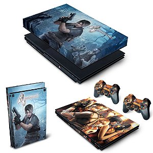 PS4 Pro Capa Anti Poeira - Resident Evil 4 Remake - Pop Arte Skins