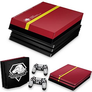 KIT PS4 Pro Skin e Capa Anti Poeira - The Metal Gear Solid 5 Special Edition