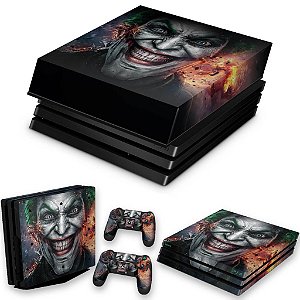 KIT PS4 Pro Skin e Capa Anti Poeira - Coringa Joker