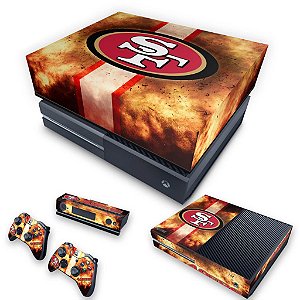 KIT Xbox One Fat Skin e Capa Anti Poeira - San Francisco 49ers - NFL