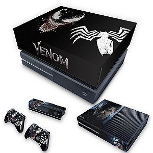 KIT Xbox One Fat Skin e Capa Anti Poeira - Venom
