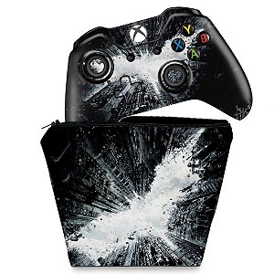 KIT Capa Case e Skin Xbox One Fat Controle - Batman - The Dark Knight