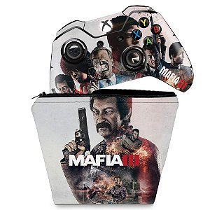 KIT Capa Case e Skin Xbox One Fat Controle - Mafia 3