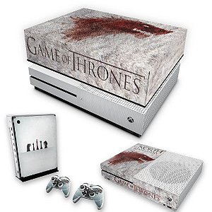 KIT Xbox One S Slim Skin e Capa Anti Poeira - Game of Thrones #A