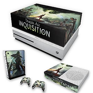 KIT Xbox One S Slim Skin e Capa Anti Poeira - Dragon Age Inquisition