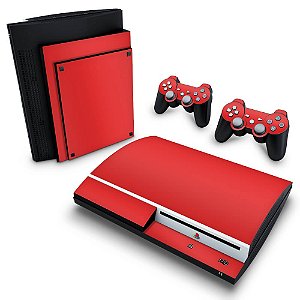 PS3 Fat Skin - Vermelho