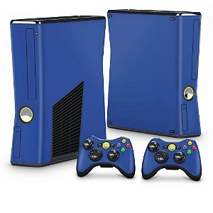 Xbox 360 Slim Skin - Azul Escuro
