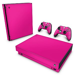Xbox One X Skin - Rosa Pink