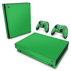 Xbox One X Skin - Verde Grama