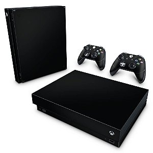 Xbox One X Skin - Preto Black Piano