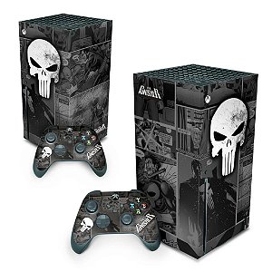 Xbox Series X Skin - The Punisher Justiceiro Comics