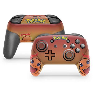 Nintendo Switch Pro Controle Skin - Pokémon Charmander