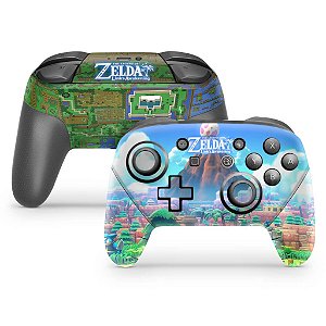 Nintendo Switch Pro Controle Skin - Zelda Link's Awakening