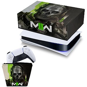 KIT PS5 Capa e Case Controle - Call Of Duty Modern Warfare II