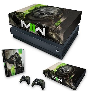 KIT Xbox One X Skin e Capa Anti Poeira - Call Of Duty Modern Warfare II